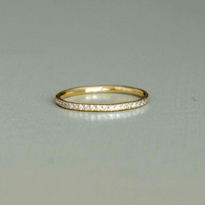 venus - white gold diamond eternity ring