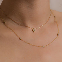 Load image into Gallery viewer, thalia - necklace 14k &amp; diamonds