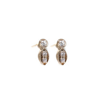Load image into Gallery viewer, Mila - 14k gold &amp; diamond earrings