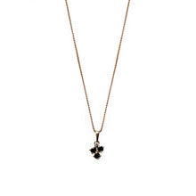 Load image into Gallery viewer, tyllis necklace - 14k &amp; black diamonds