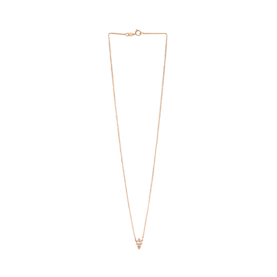lee necklace - 14k & diamond