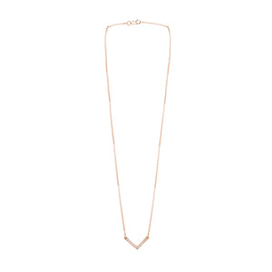 Vivi necklace - 14k & diamonds