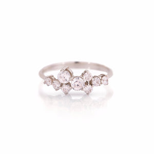 sophia - a symmetric diamond ring