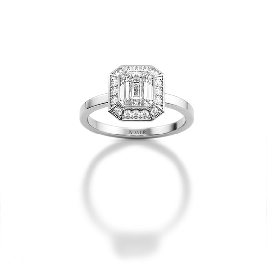 Pipa -art deco diamond ring