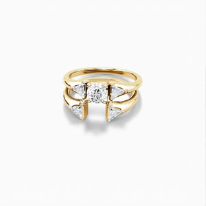 Lulu open diamond ring