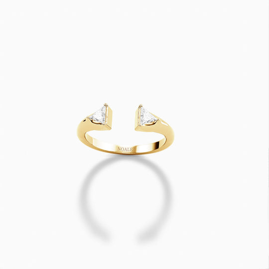 Lulu open diamond ring