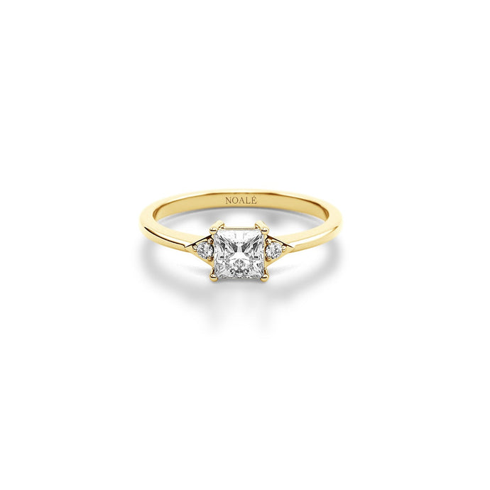 London - 14k gold & diamond ring