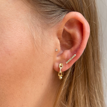 Load image into Gallery viewer, Fine Line - long diamond earrings