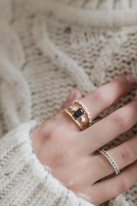 émile black diamond ring