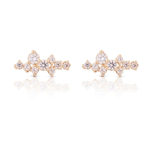 Sophia -  14k & diamonds earring